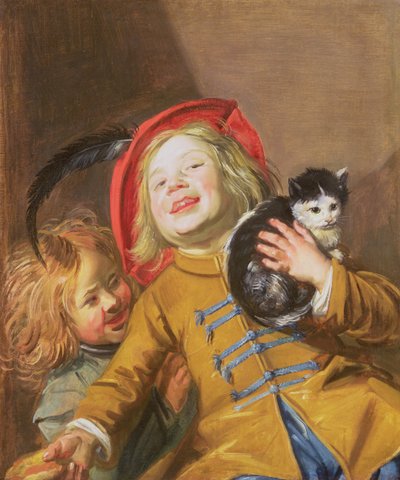 Laughing Children with a Cat, 1629 by Judith Leyster